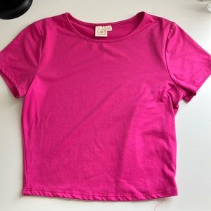 Live in the moment pink shirt